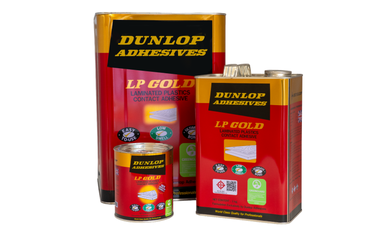 Laminated Plastic Gold Adhesive